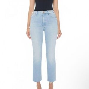 MOTHER The Hustler Ankle Fray Jeans in Lost Art Sz 27 NEW $238!!